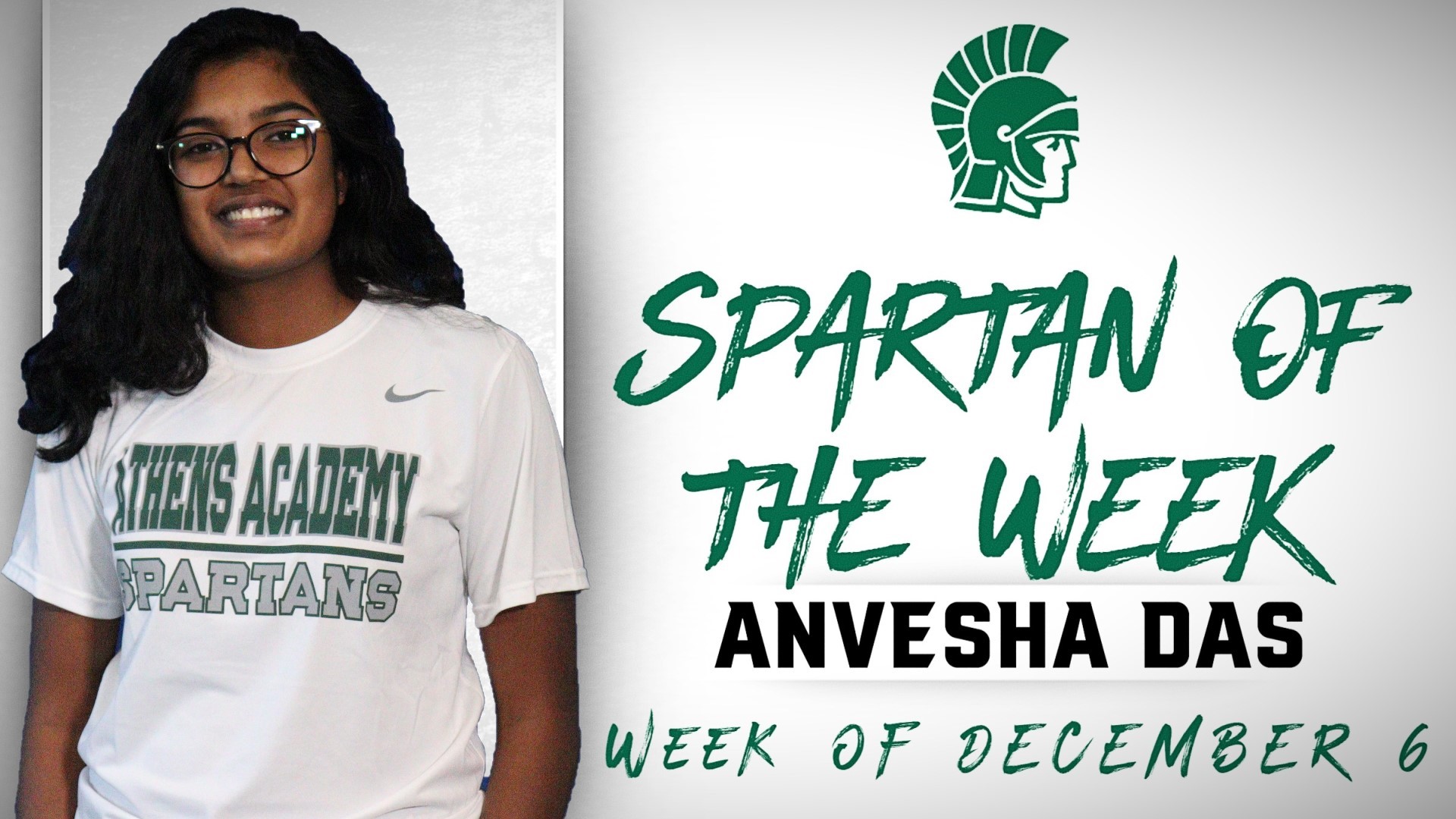 Spartan of the Week - Anvesha Das
