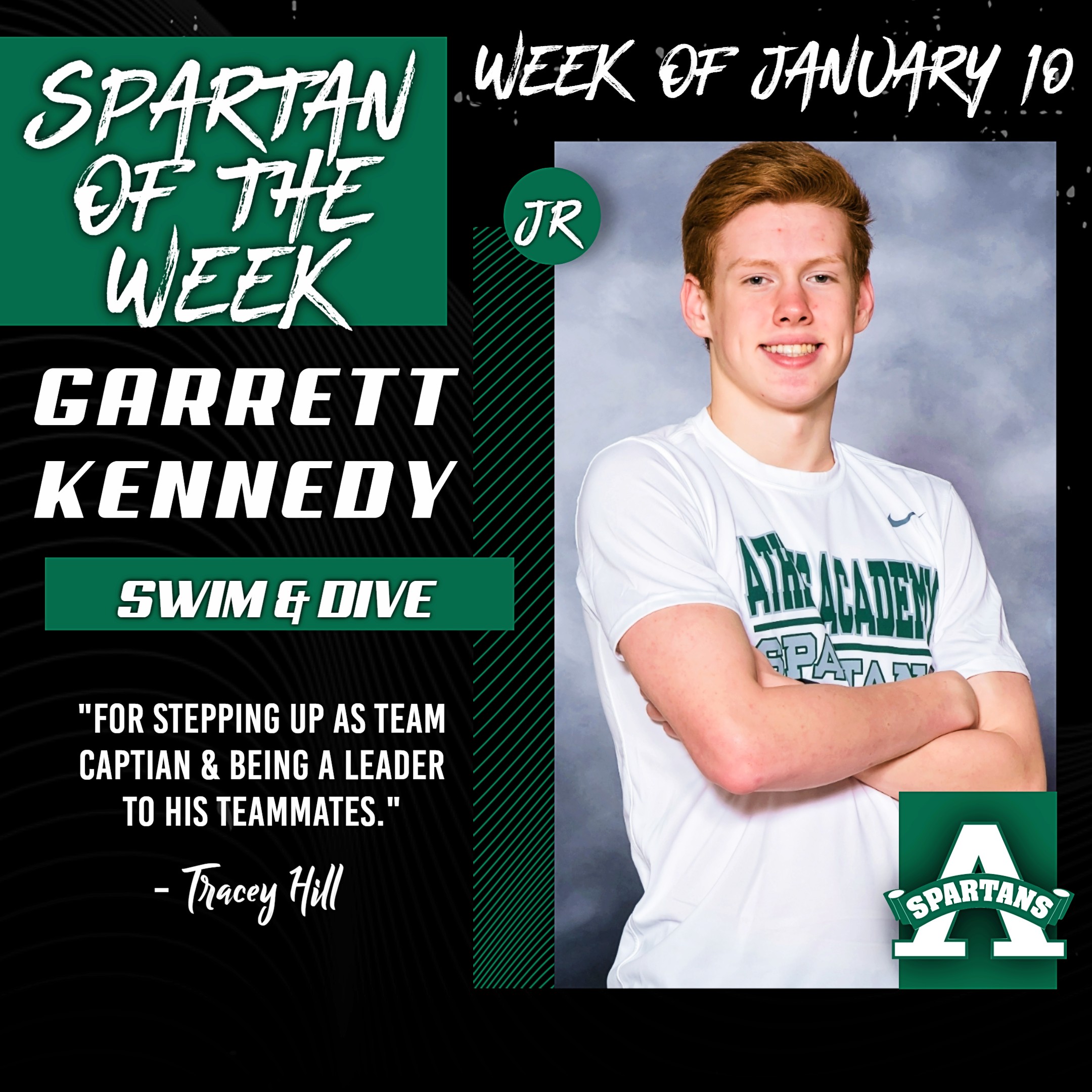 Spartan of the Week - Garrett Kennedy