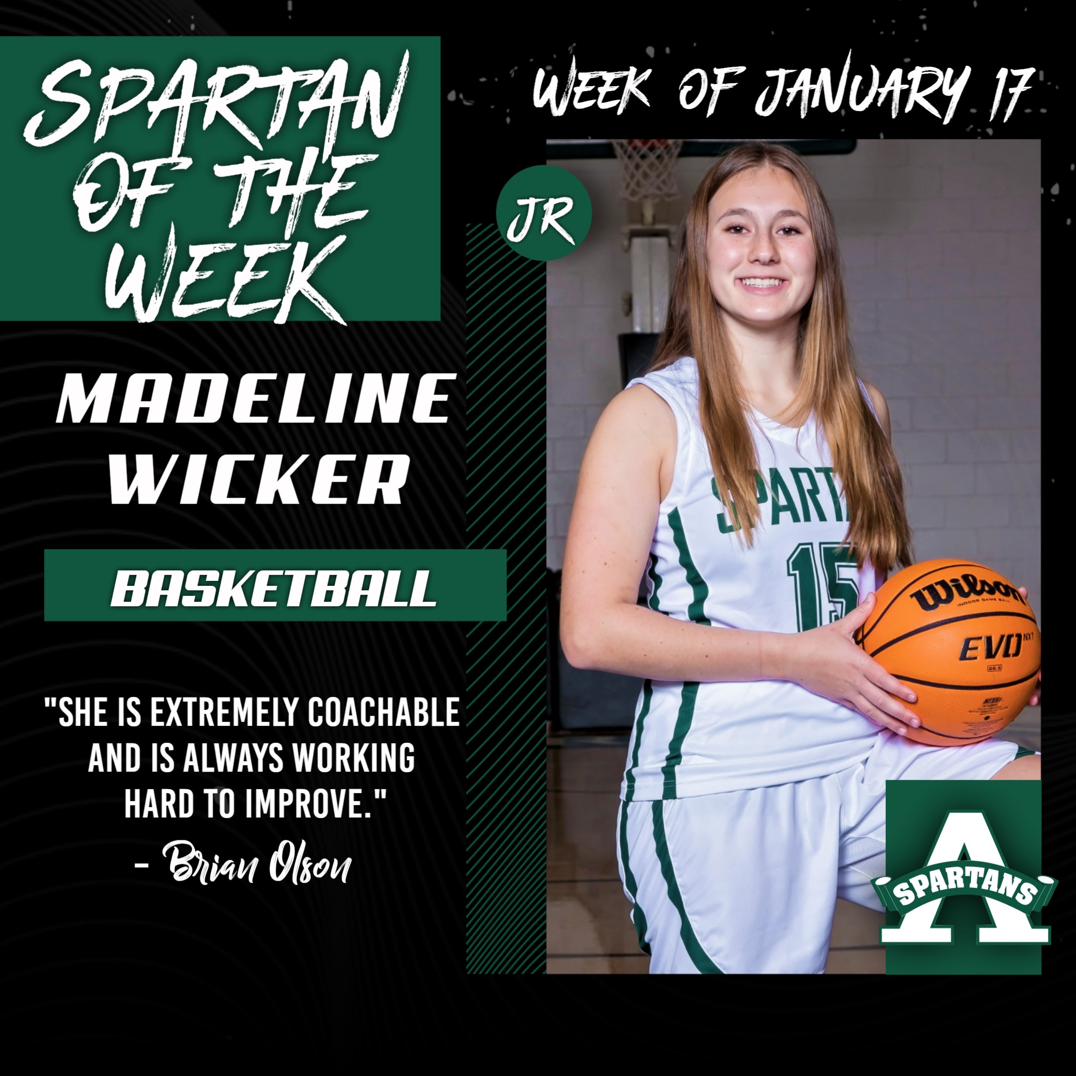 Spartan of the Week - Madeline Wicker
