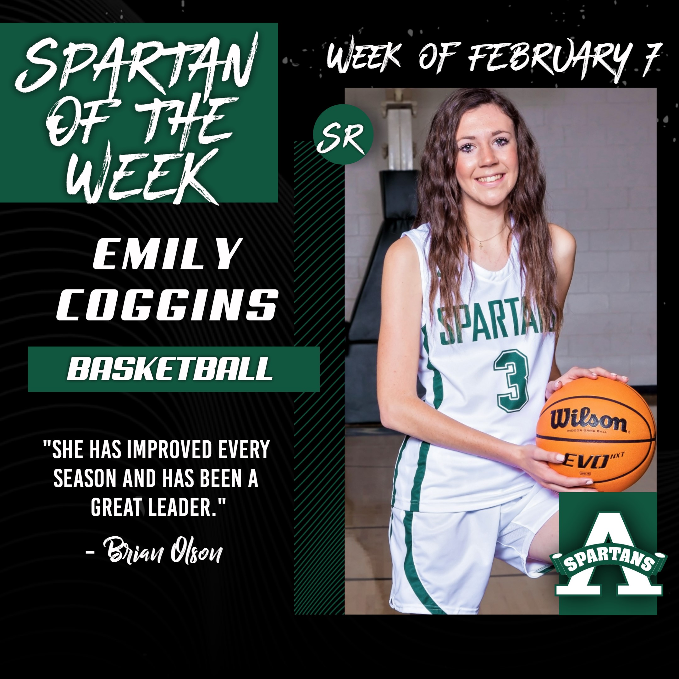 Emily Coggins - Spartan of the Week