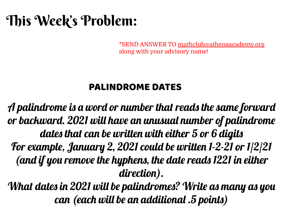math quesion of the week feb 28