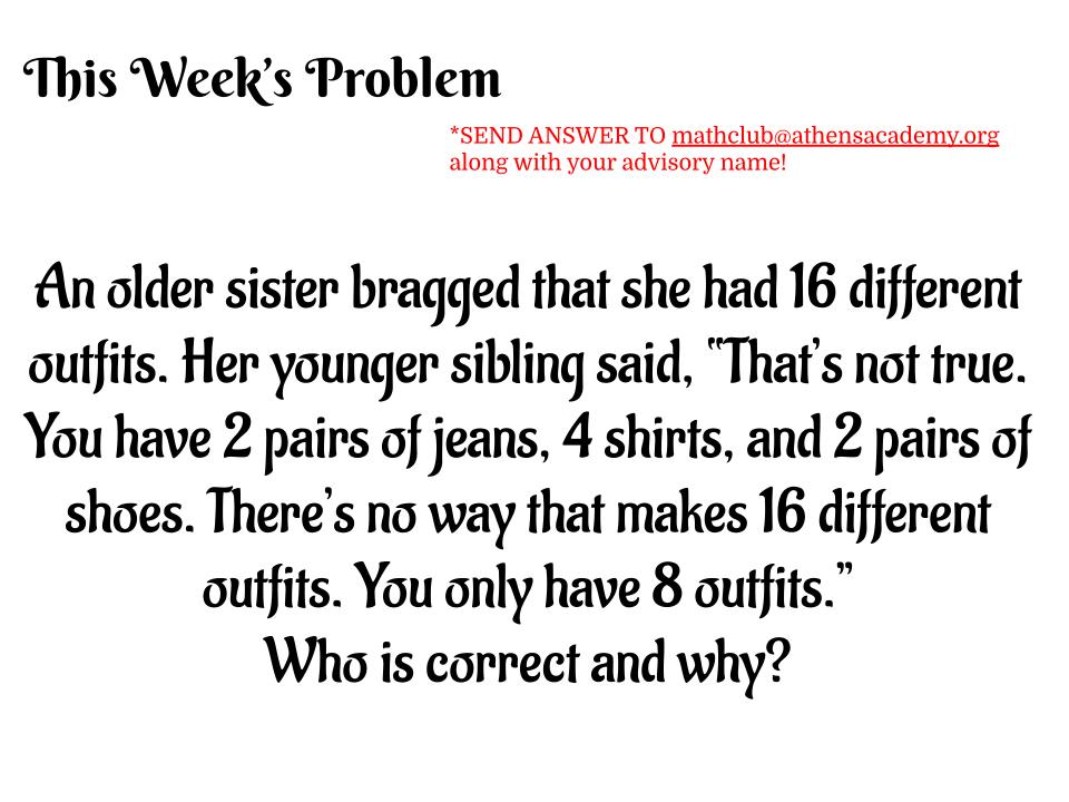 Problem of the week 2_14_22