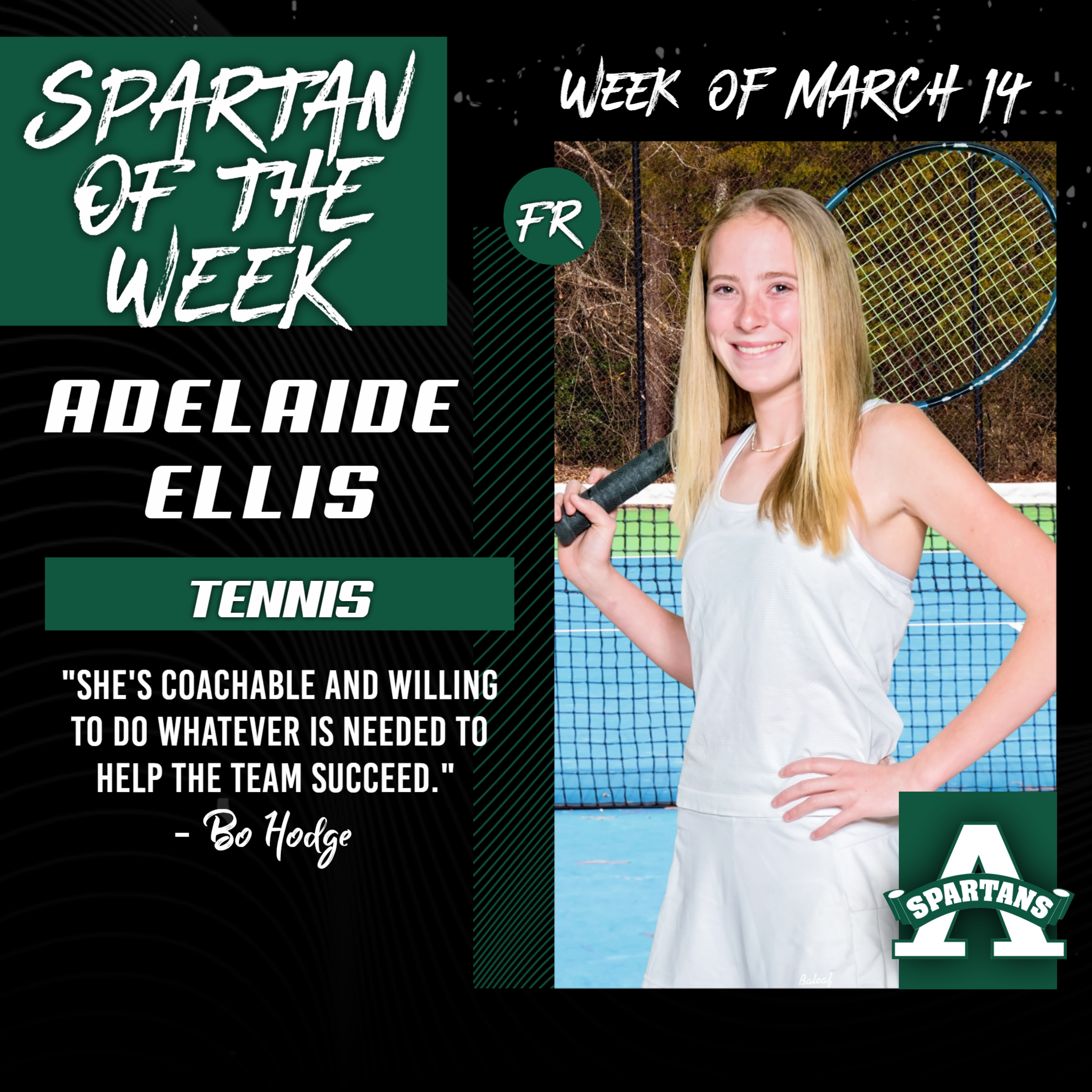 Adelaide Ellis - SOTW