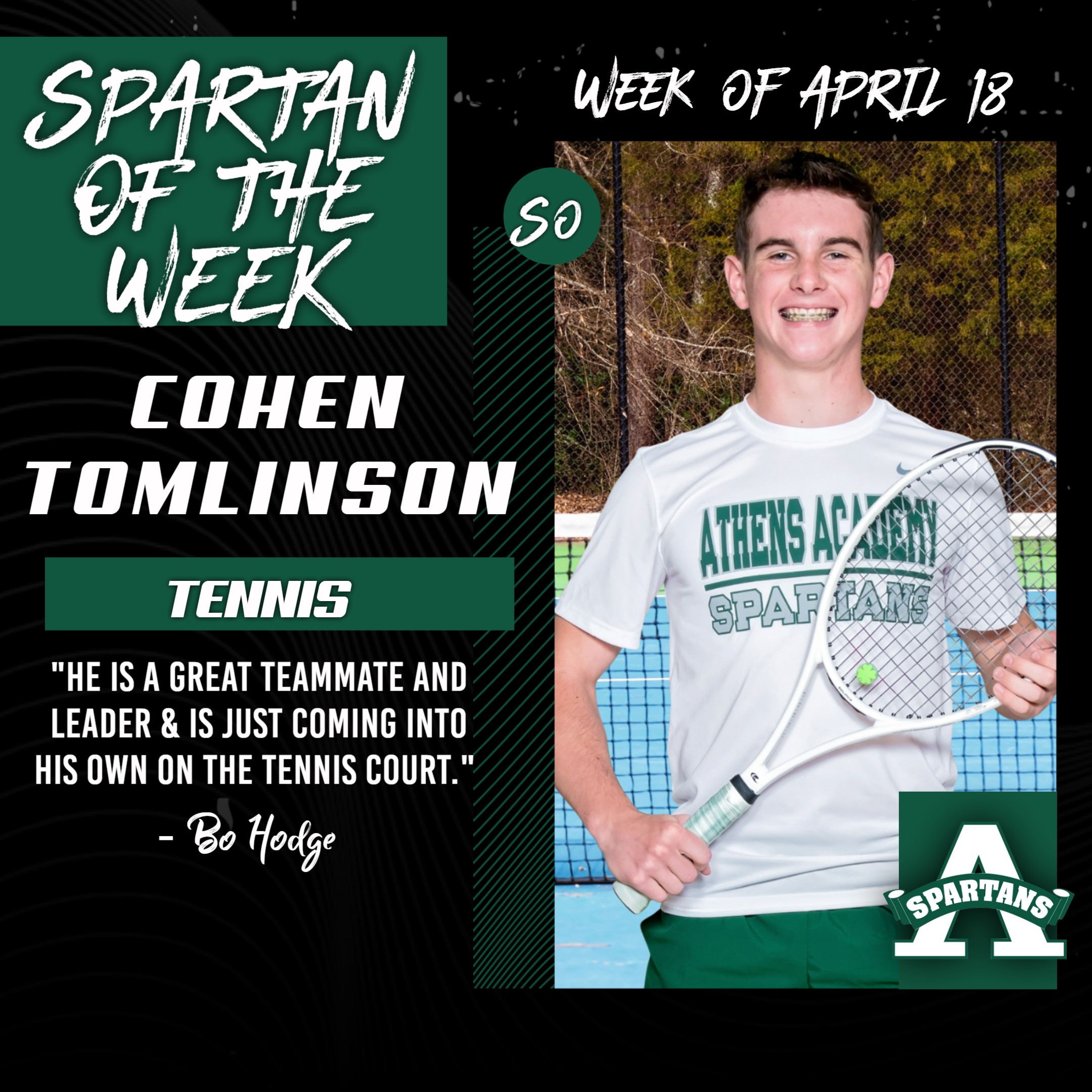 Cohen Tomlinson SOTW