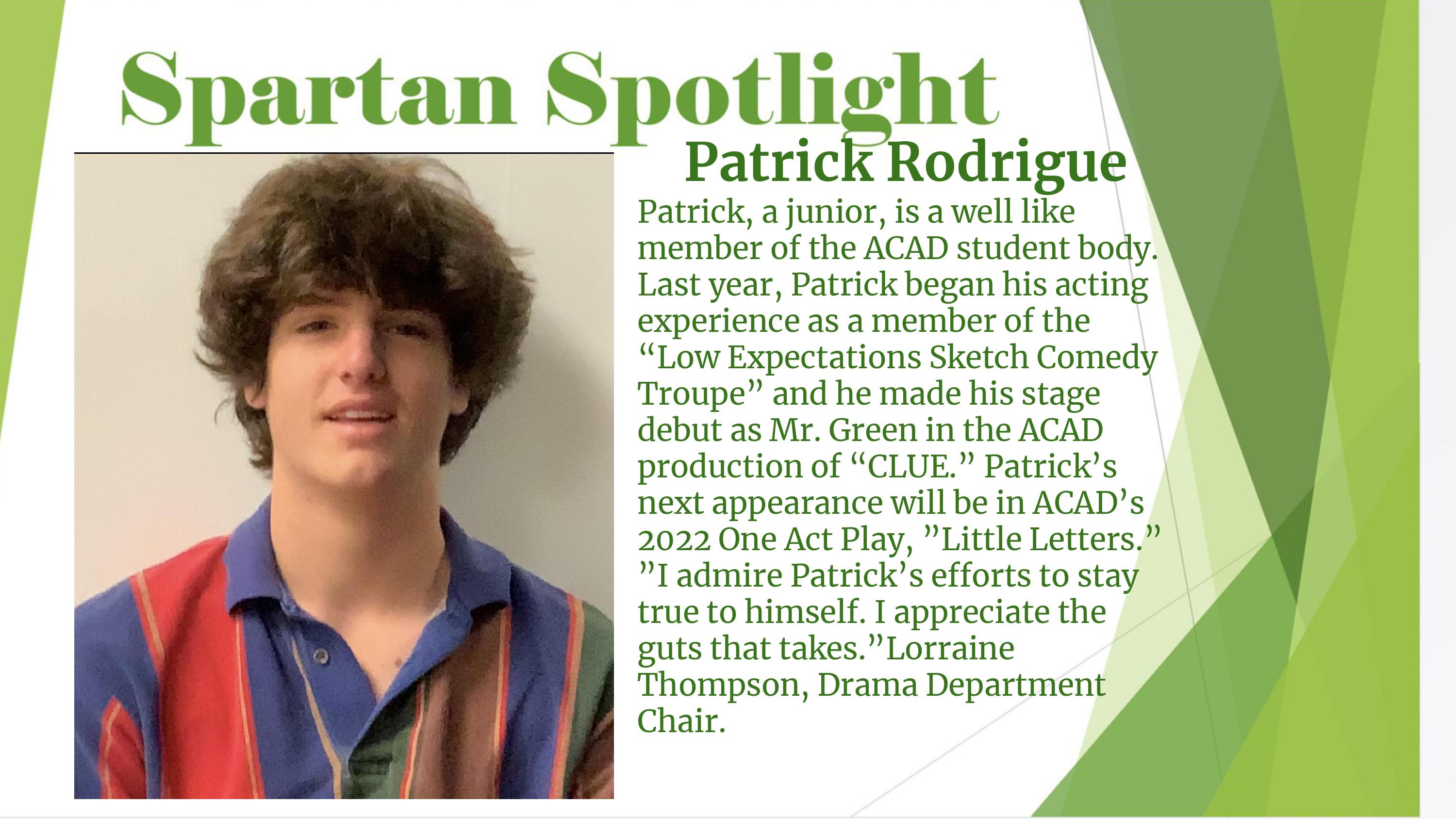 Patrick spotlight