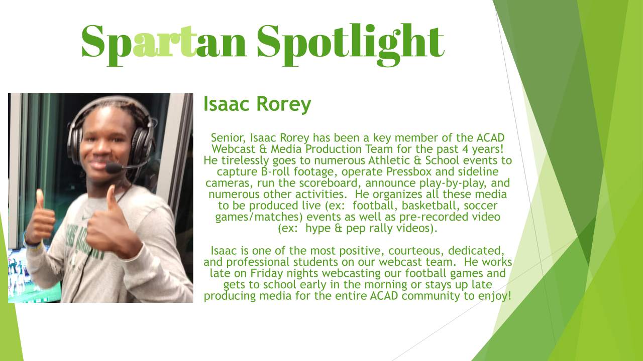 Spartan Spotlight_Isaac Rorey